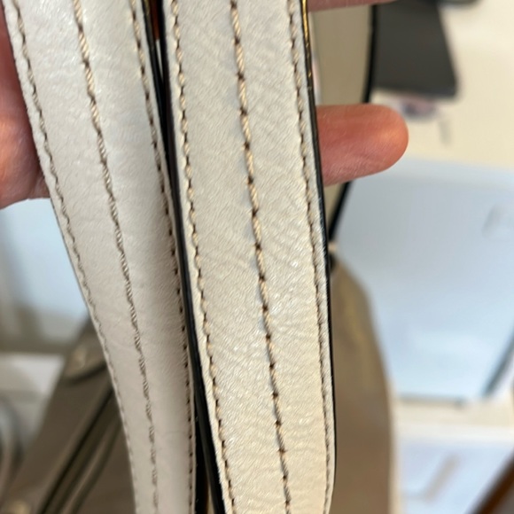 COACH LAURA SPECTATOR PEBBLED LEATHER KISS LOCK SHOULDER BAG - Picture 6 of 16